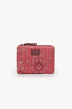 Hoss Intropia Nora. Cartera de algodón estampada Rosa