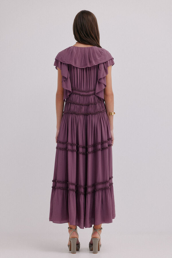 Hoss Intropia Anna. Vestido fluido Roxo