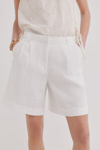 Hoss Intropia Bermuda em linho Pemar