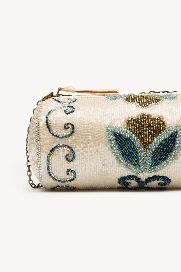 Hoss Intropia Nara. mala de missangas Ecru