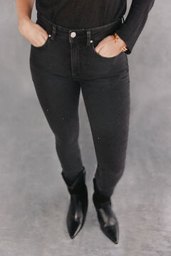 Hoss Intropia Odila. Jeans skinny com brilho Preto