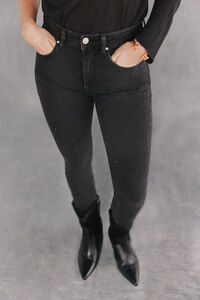 Hoss Intropia Odila. Jeans skinny con brillos Negro