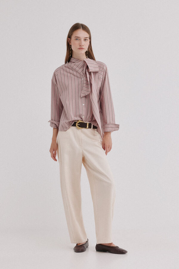 Hoss Intropia Cecile. Camisa pa&ntilde;uelo Rosa