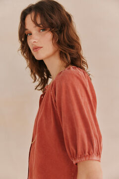 Hoss Intropia Fiona. Camiseta blusa Vermelho