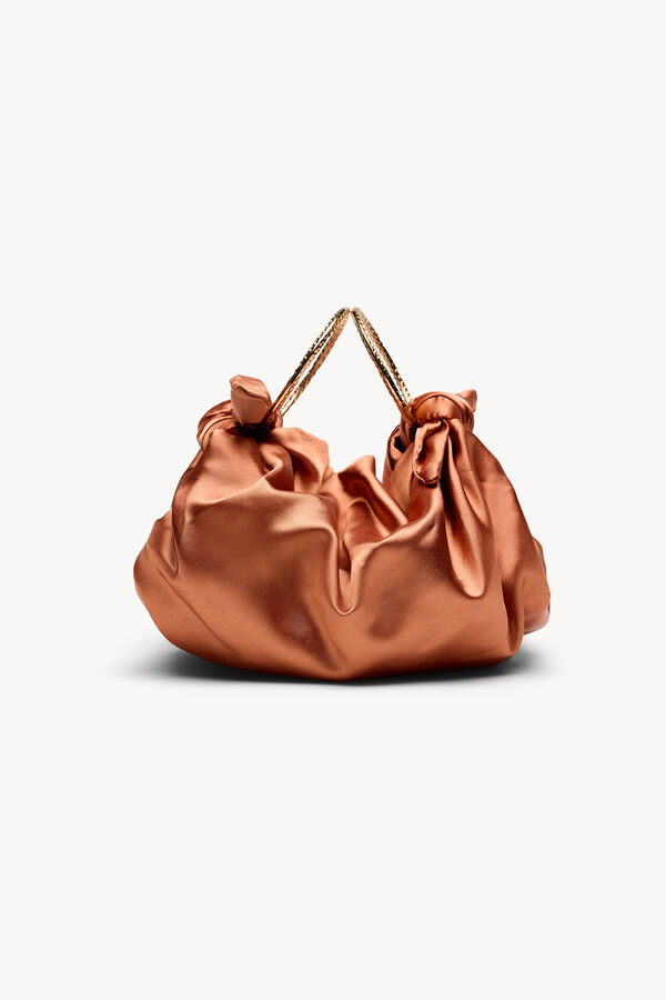 Hoss Intropia Nora. Bolso de sat&eacute;n Coral