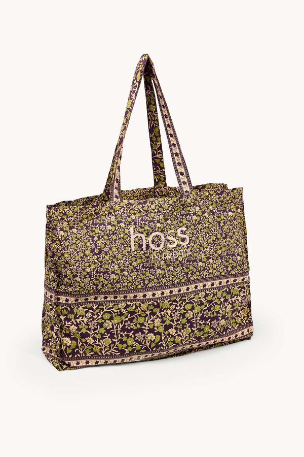 Hoss Intropia Naomi. Bolsa estampada algod&oacute;n Multicolor