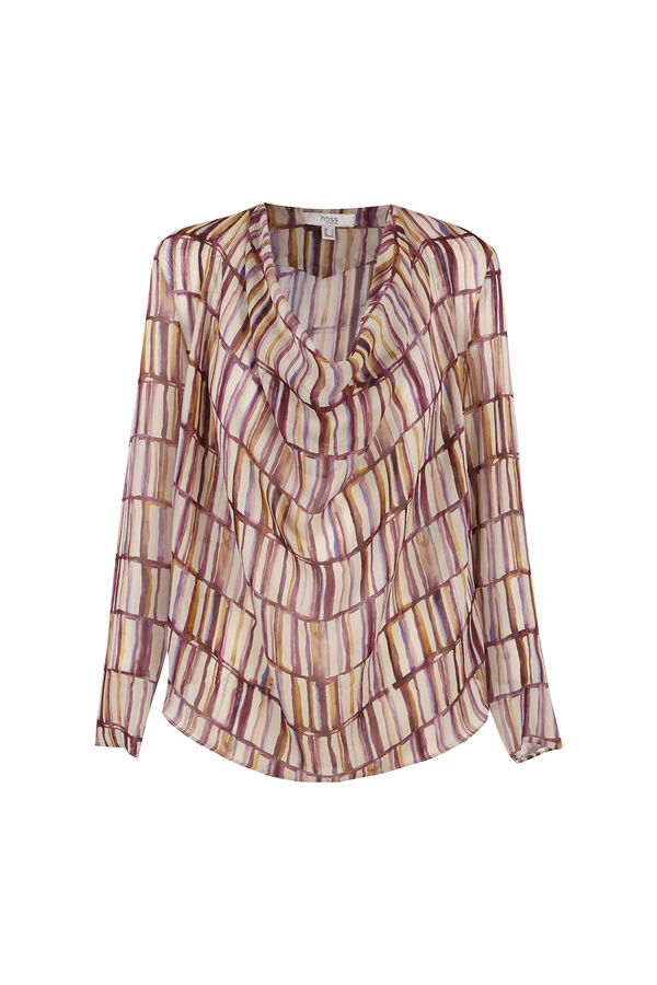 Hoss Intropia Guisselle. Blusa con cruce asimétrico Marfil