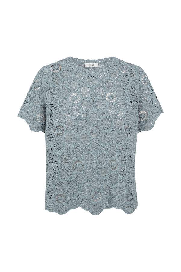 Hoss Intropia Irune.Top crochet Azul