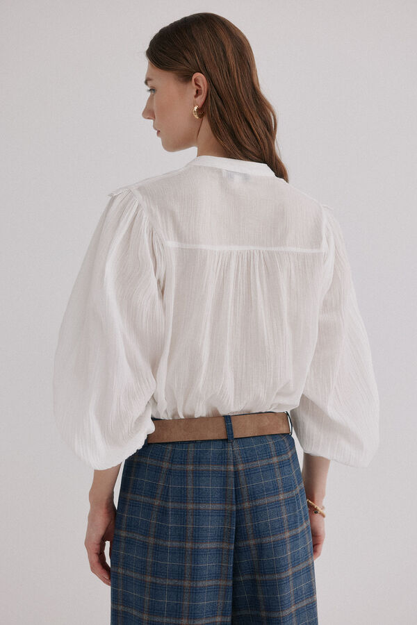 Hoss Intropia Gael. Blusa bordada Marfil