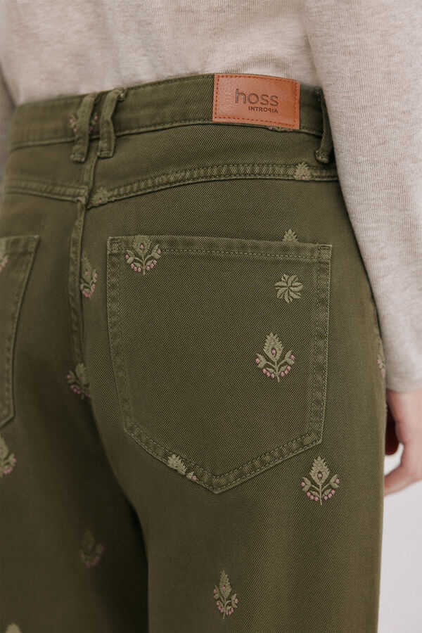 Hoss Intropia Amaya.Jeans fit Mom Kaki
