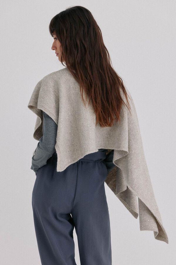 Hoss Intropia Nerea. Capa con lurex Kaki