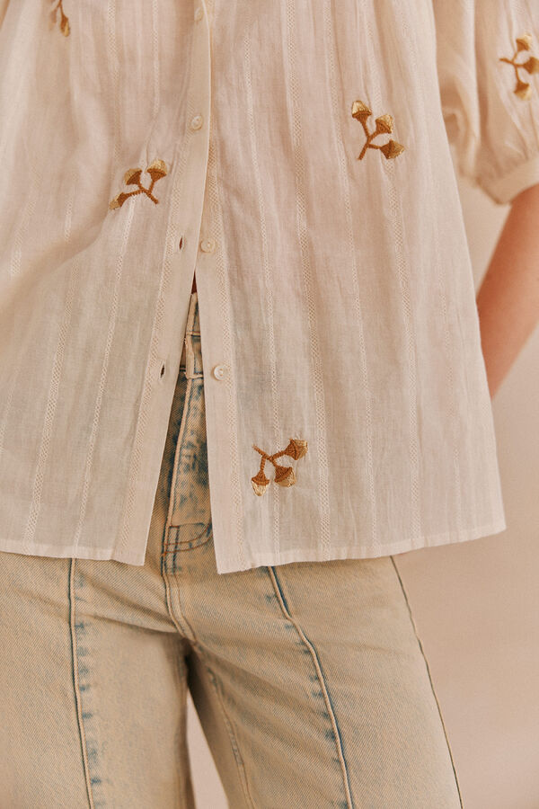 Hoss Intropia Gadea. Blusa bordada Amarillo