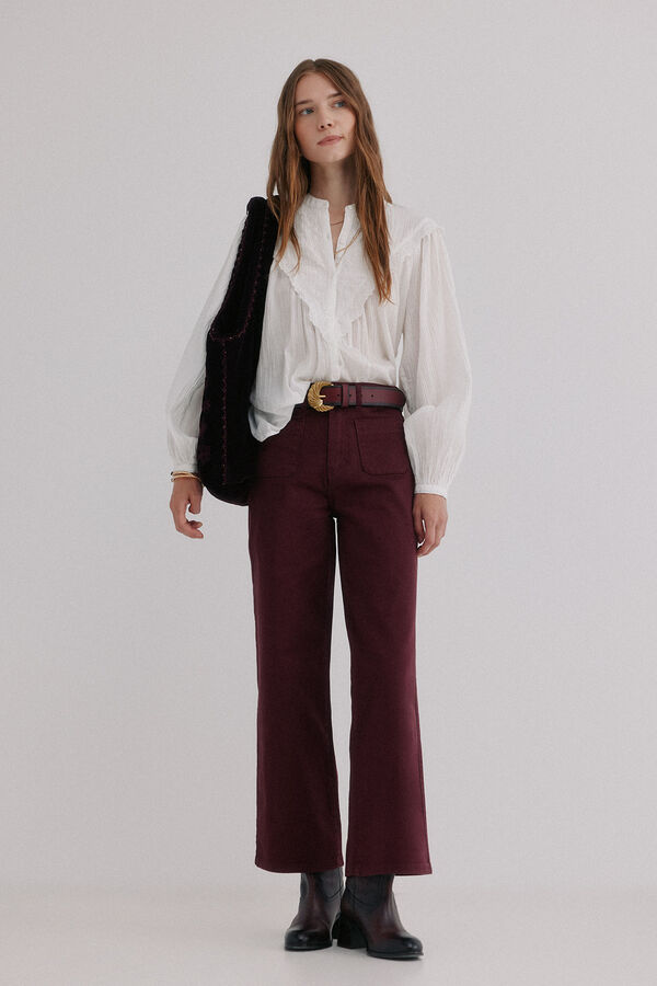 Hoss Intropia Bonnie. Calça jeans de perna larga Granada