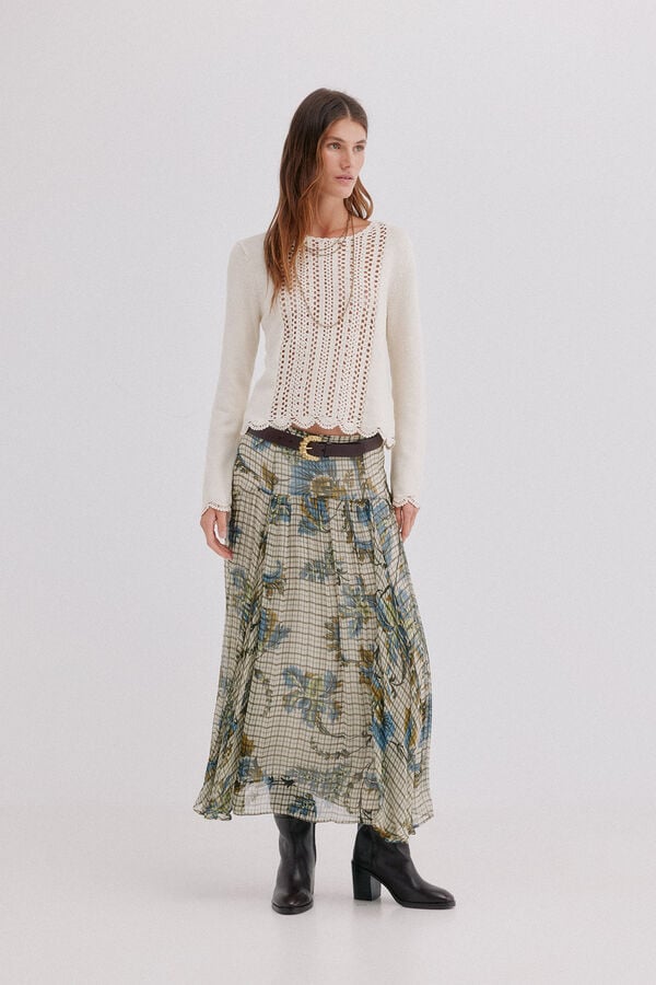 Hoss Intropia Isabelle. Jersey calados Beige