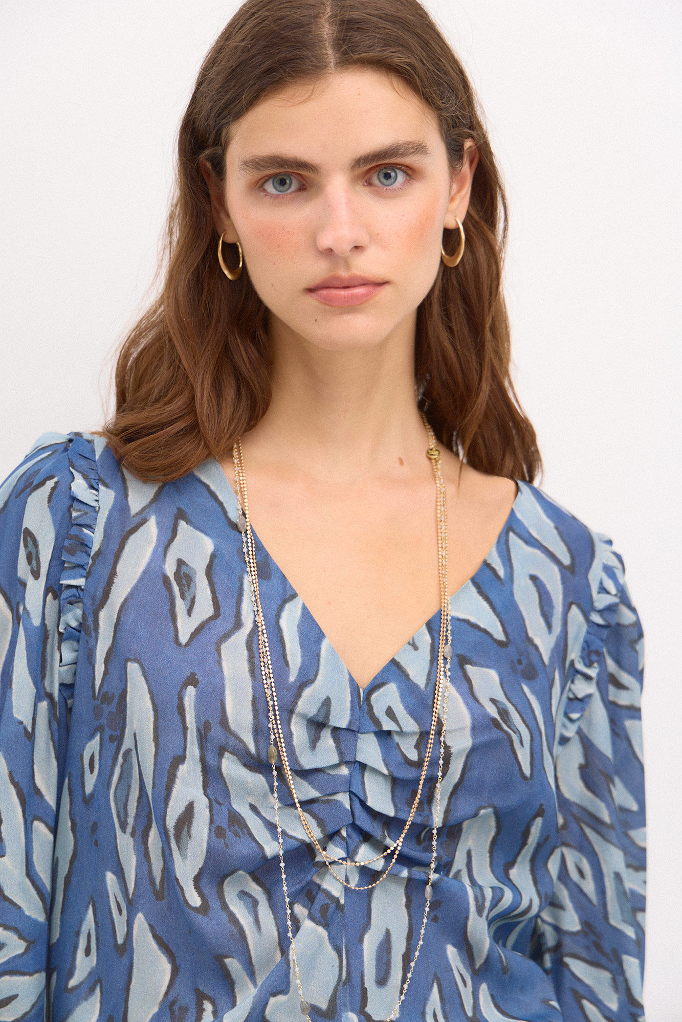 Catrina. Blusa estampada. Blusas y camisas de mujer Hoss Intropia