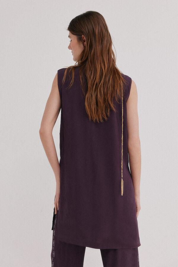 Hoss Intropia Cira. Blusa bordada Morado