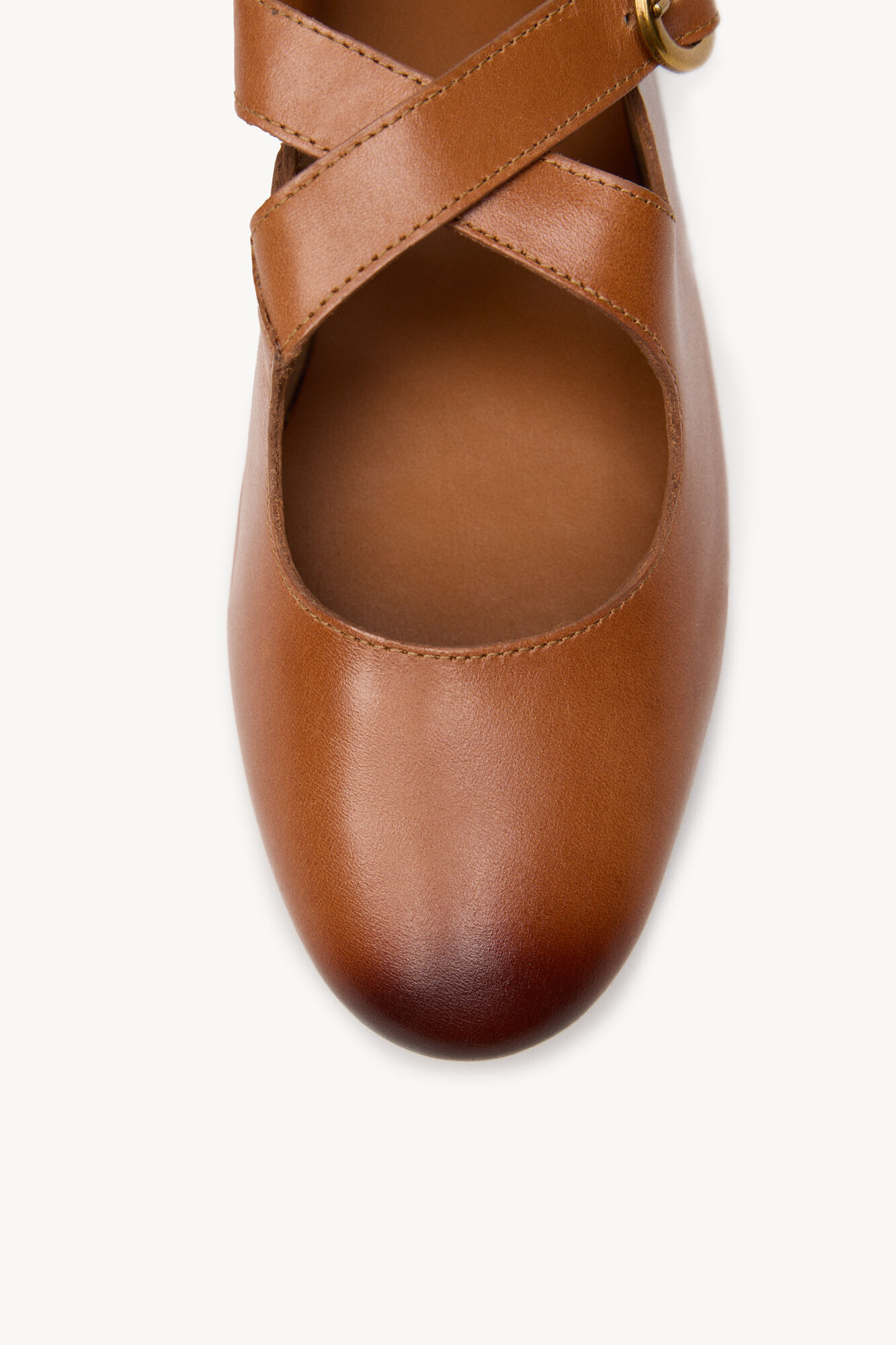 Hoss Intropia Lera. Bailarinas de pele cruzadas