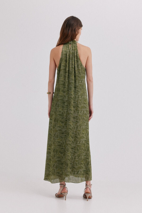 Hoss Intropia Aria. Vestido fluido Estampado Verde