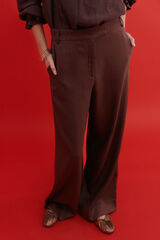 Hoss Intropia Pepa. Cal&ccedil;as de corte reto Castanho