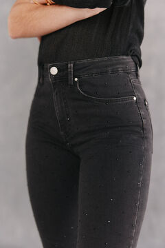 Hoss Intropia Odila. Jeans skinny com brilho Preto