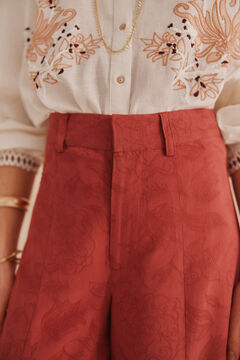 Hoss Intropia Pelia. Calça jacquard Vermelho
