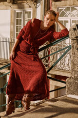 Hoss Intropia Rossie. Falda calada Coral