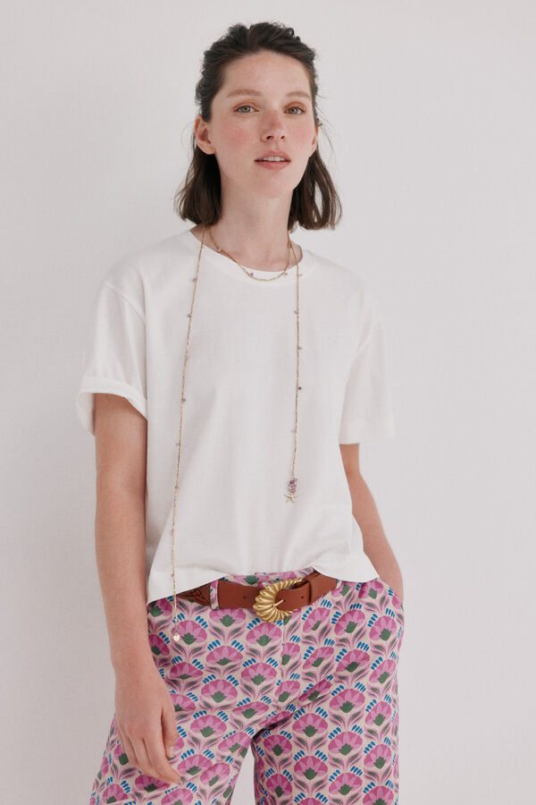 Hoss Intropia Marisse. T-shirt curta Branco