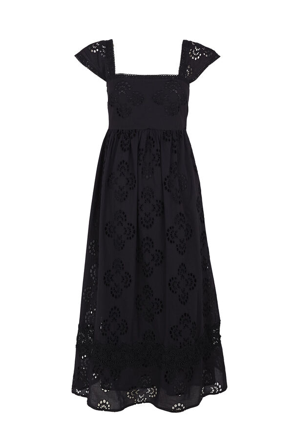 Hoss Intropia Abril. Vestido calado Preto