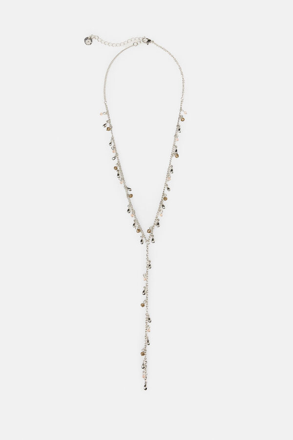 Hoss Intropia Leandra. Colar prata Cinzento