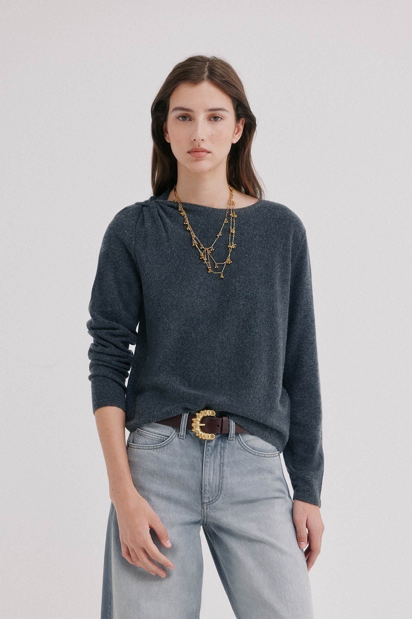 Hoss Intropia Idalia. Camisola drapeada
