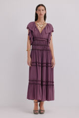 Hoss Intropia Anna. Vestido fluido Roxo