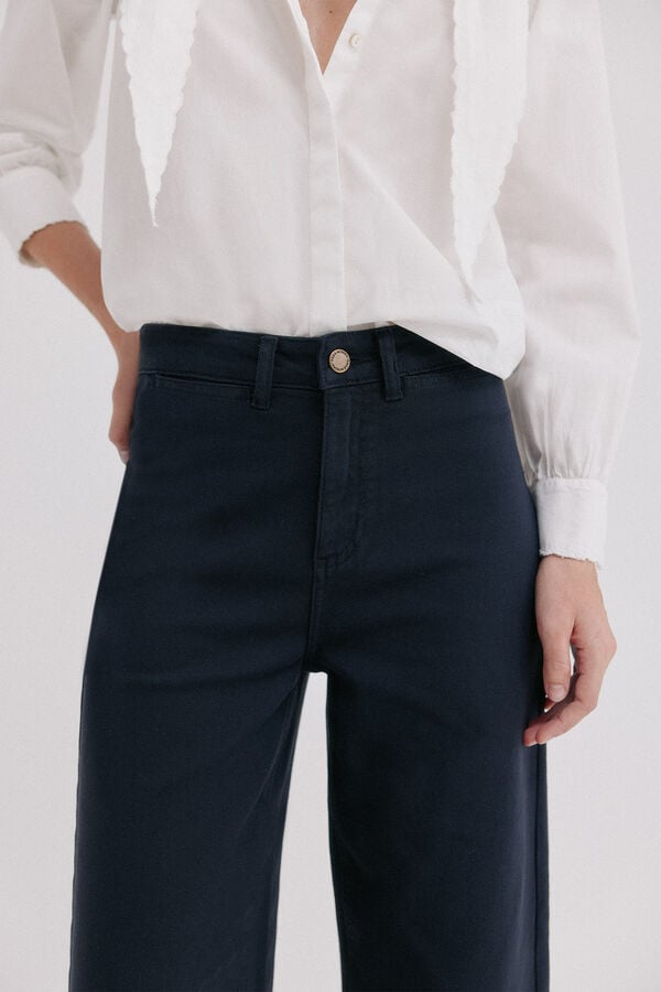 Hoss Intropia Piera. Cal&ccedil;a jacquard Cinzento