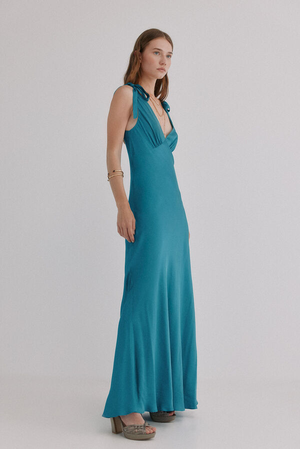 Hoss Intropia Leonor. Vestido midi Azul