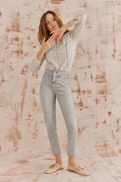 Hoss Intropia Beatriz. Jeans con canesu Gris