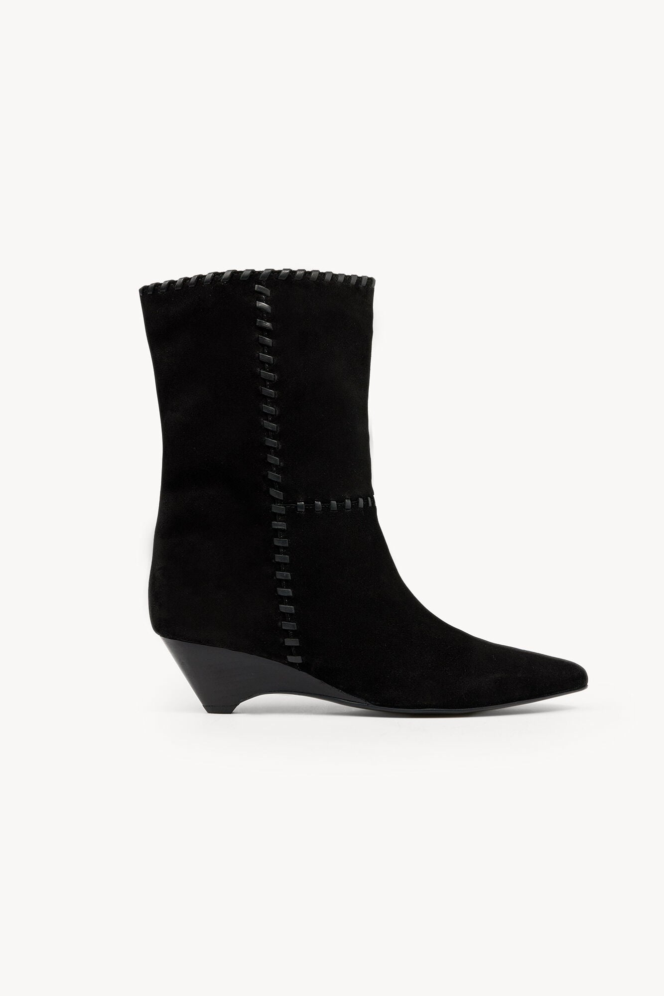 Hoss Intropia Maya. Bota de serraje con cu&ntilde;a