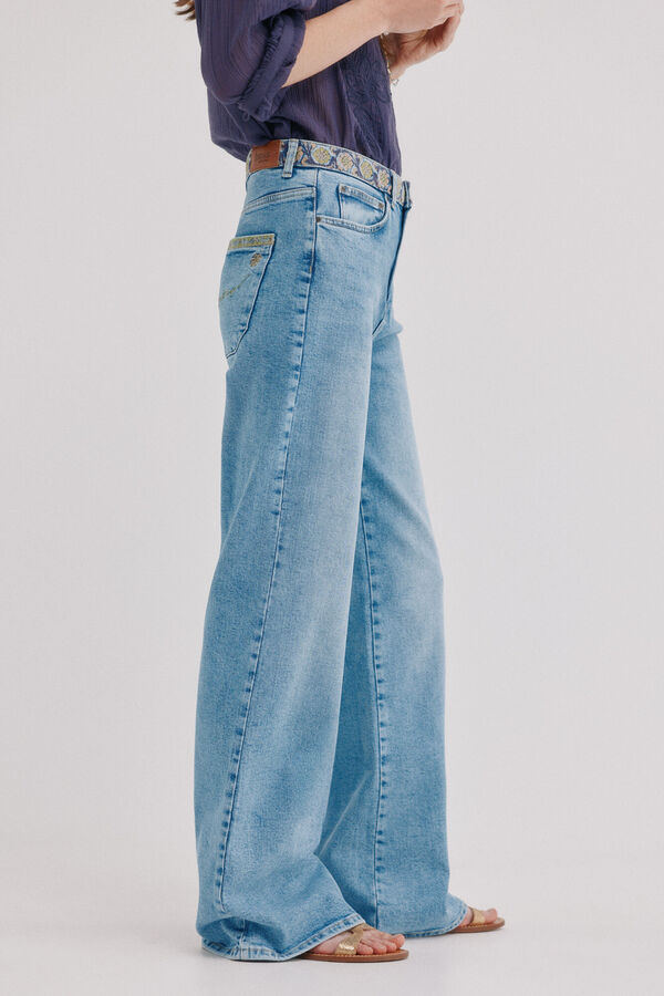 Hoss Intropia Briar. Jeans bordados Azul