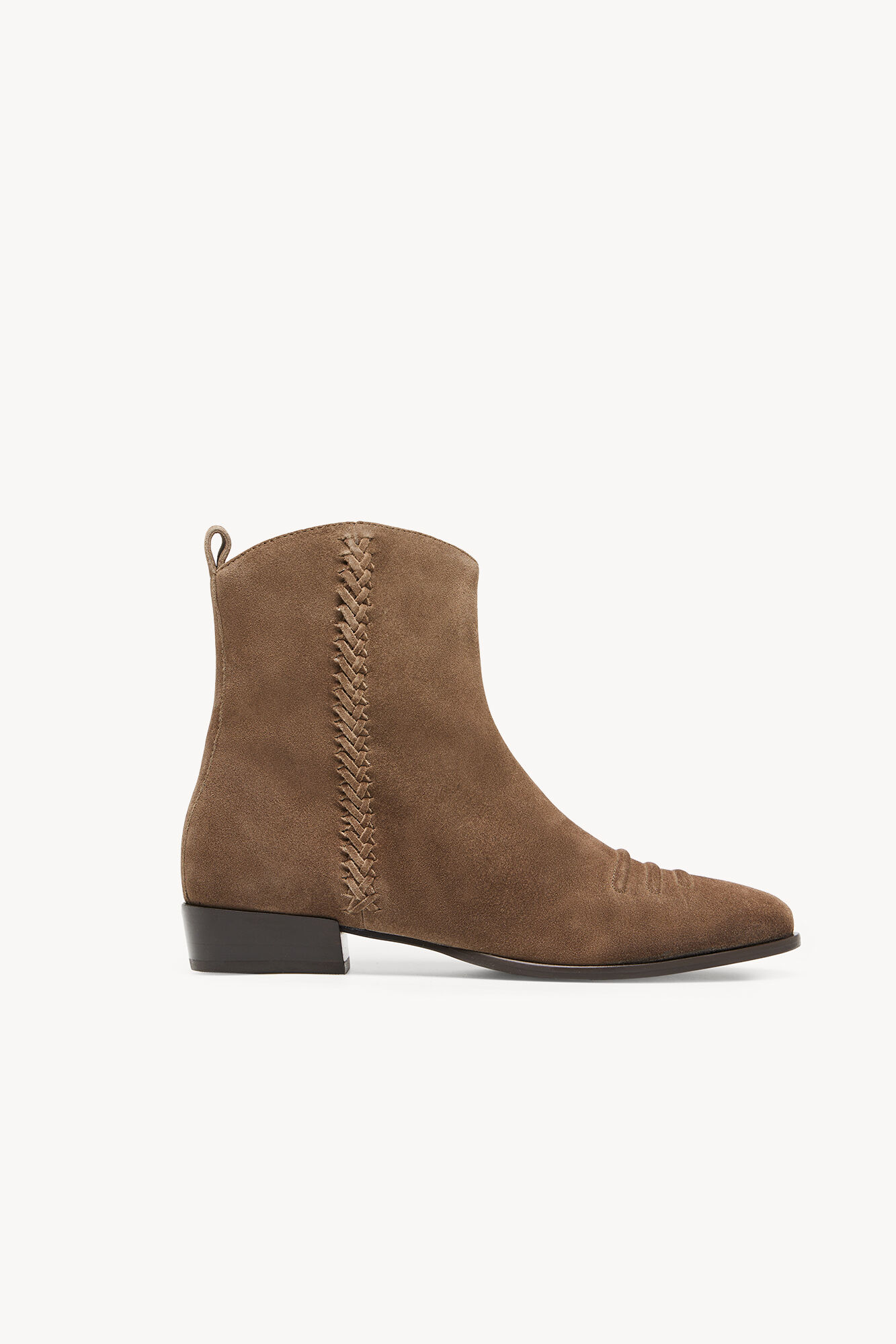 Botines hot sale marrones planos