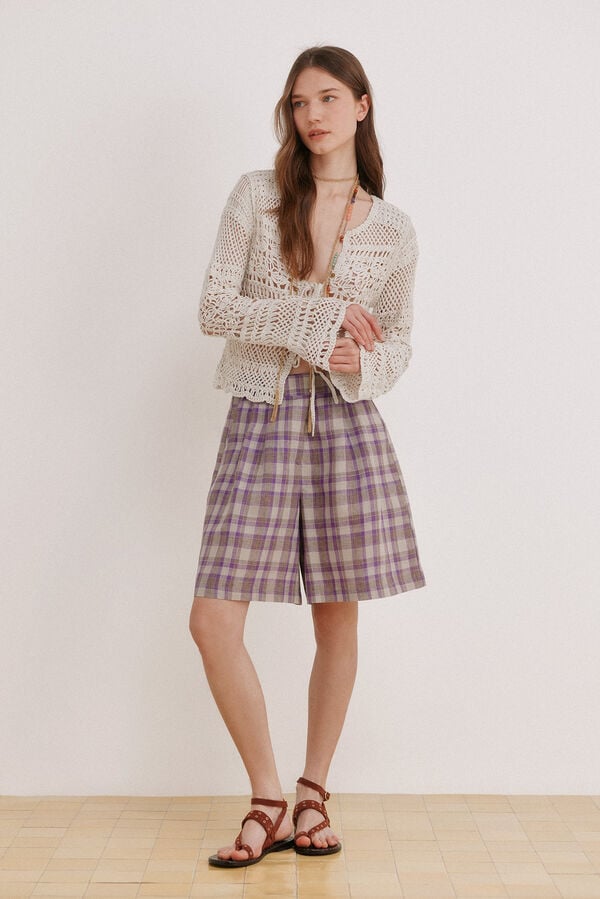 Hoss Intropia Itziar. C&aacute;rdigan de punto Marfil