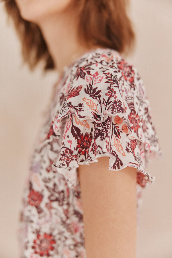 Hoss Intropia Marian. T-shirt estampada Multicolorido