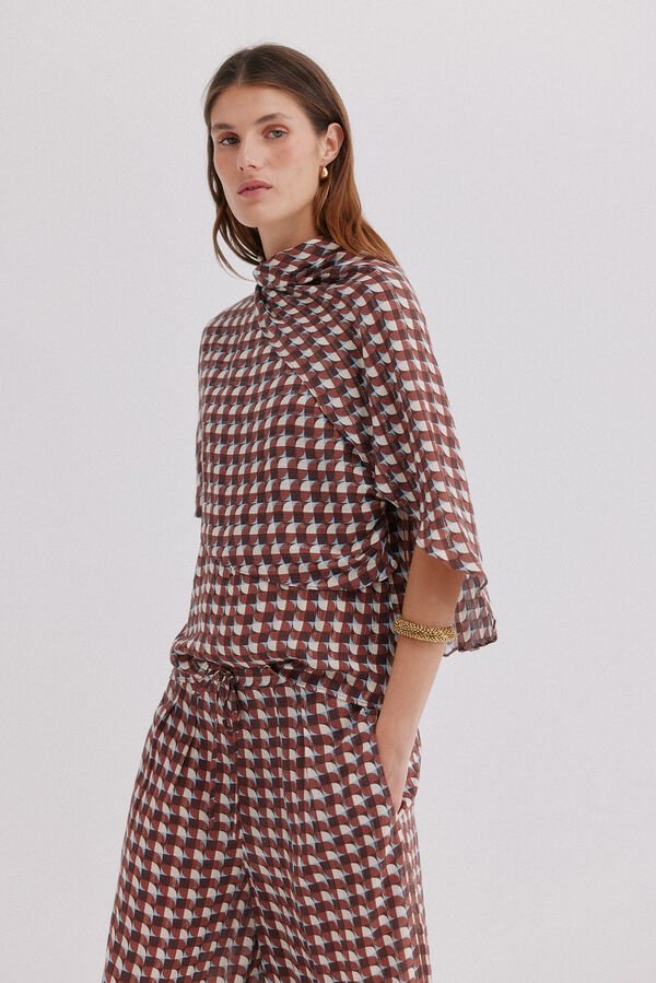 Hoss Intropia Clavel. Blusa estampada Multicolor