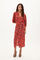 Hoss Intropia Lea. Blusa fluida estampada Marron