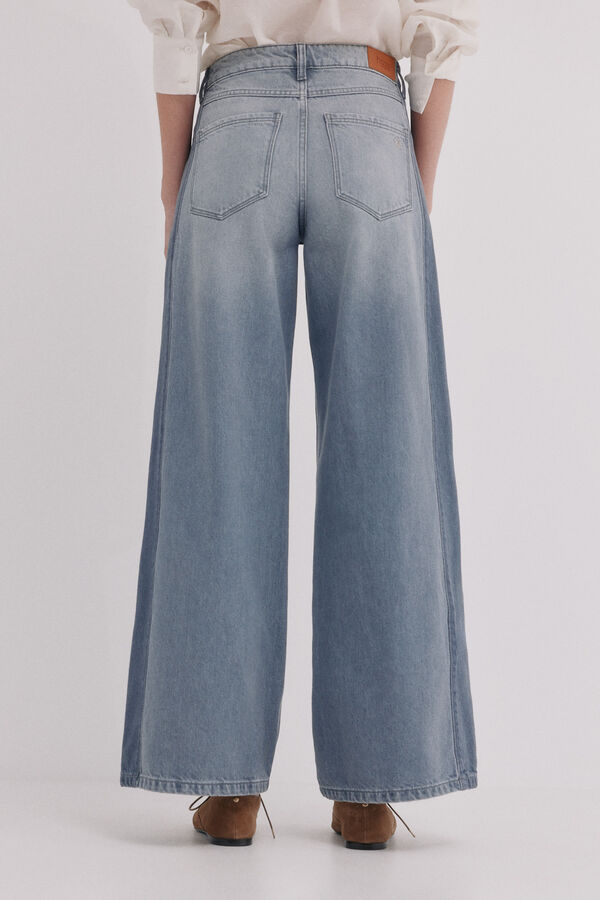 Hoss Intropia Billie. Jeans patchwork Cinzento