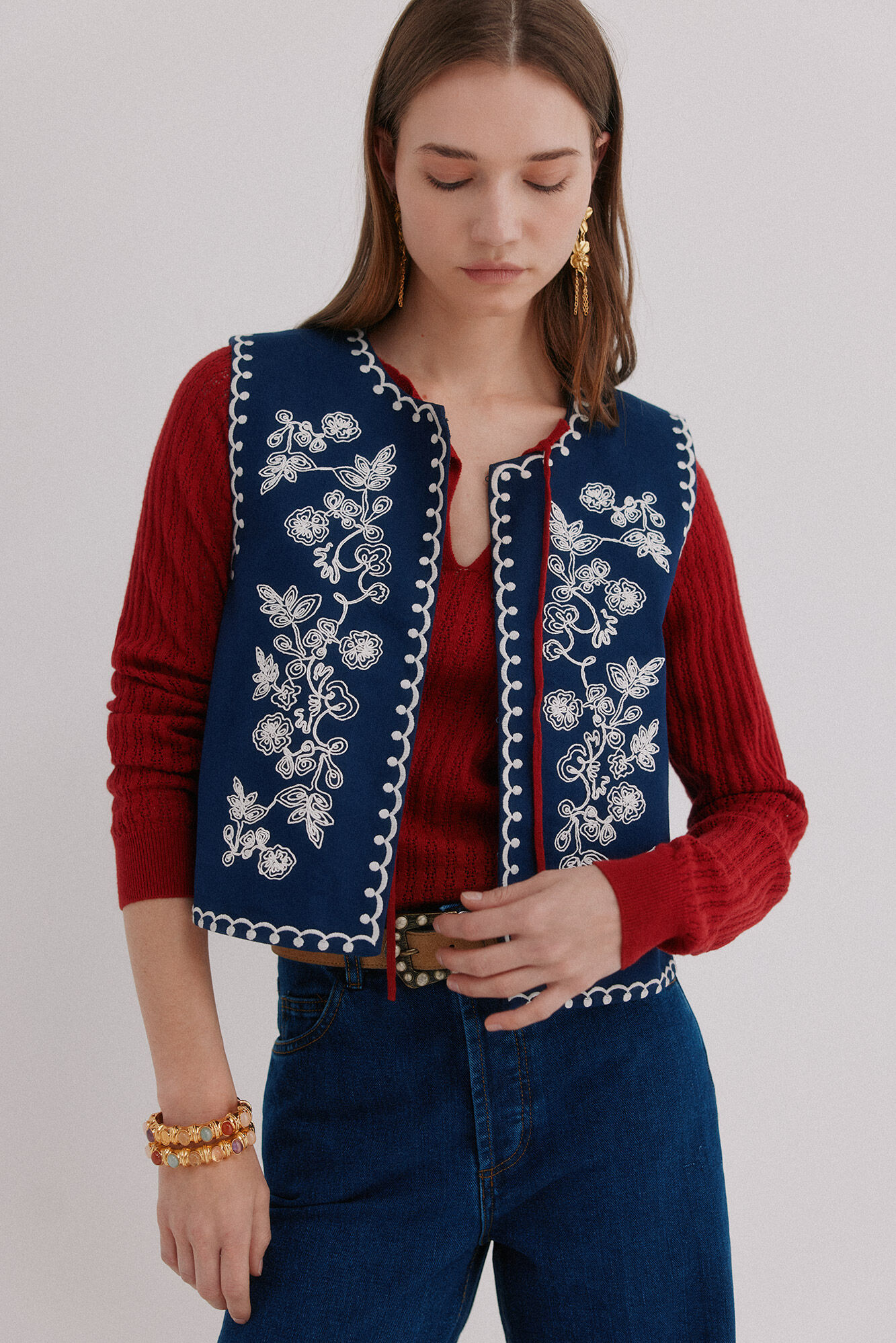 Hoss Intropia Edurne. Colete denim