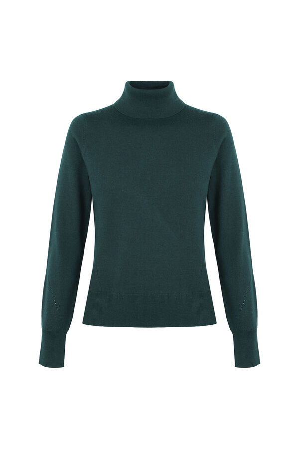 Hoss Intropia Ilse. Jersey cuello vuelto Verde