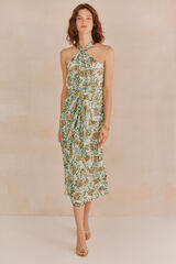 Hoss Intropia Lilith. Vestido estampado Verde