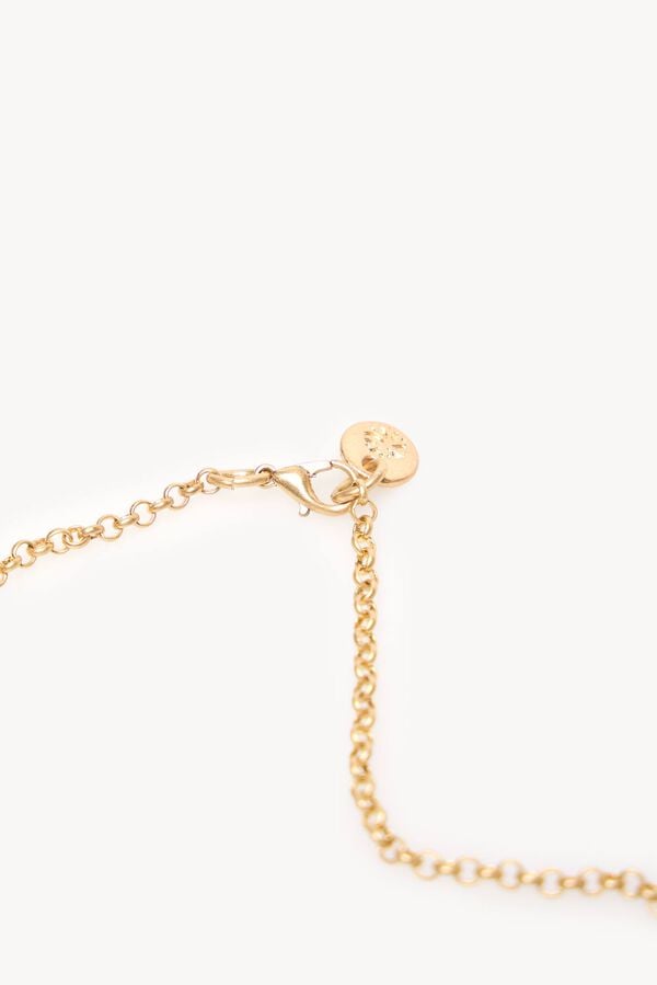 Hoss Intropia Matilda. Collar largo piedra natural Dorado