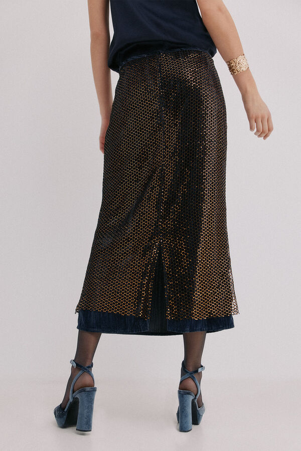 Hoss Intropia Riley. Saia lantejoulas Multicolorido