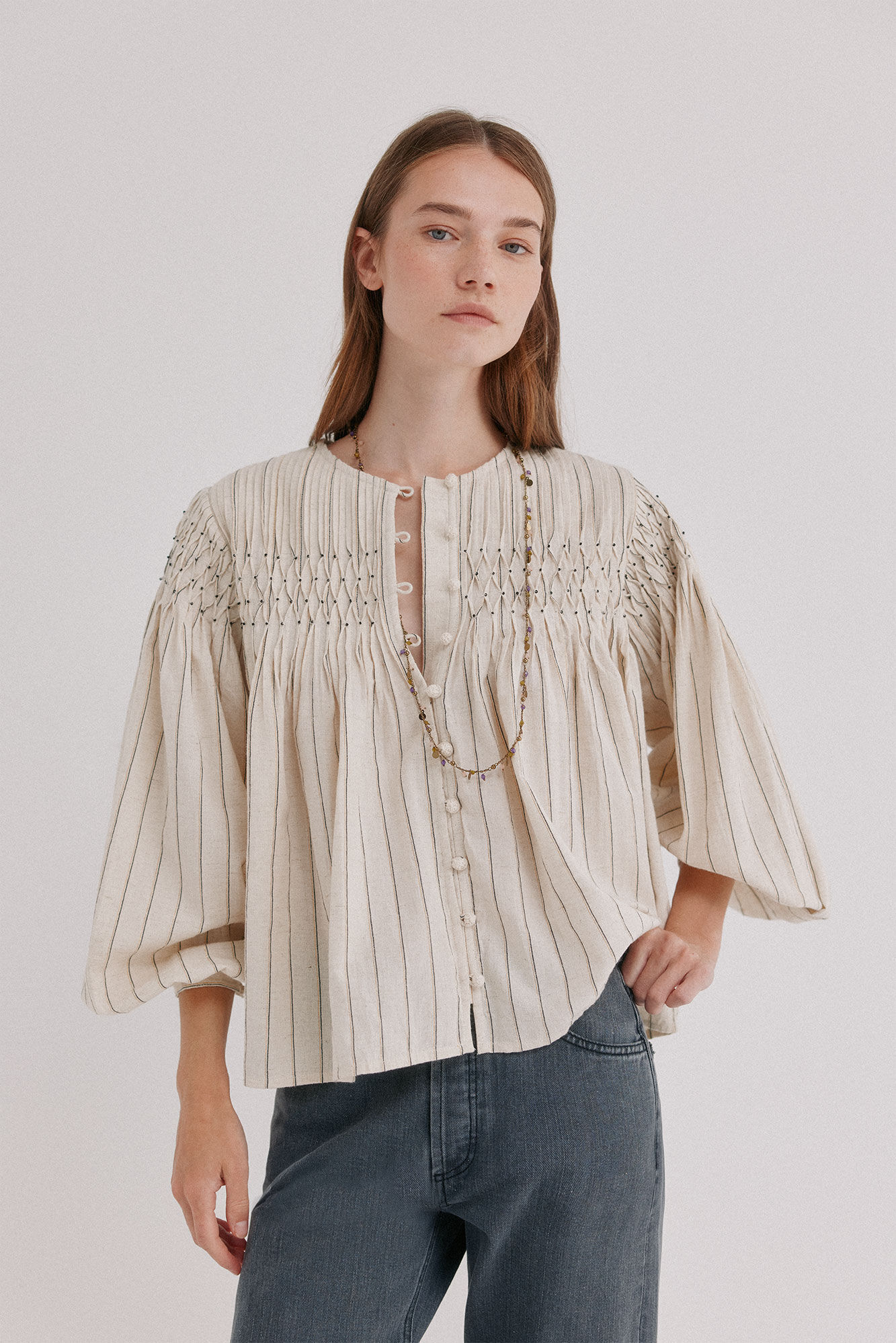Hoss Intropia Cayetana. Blusa fluida
