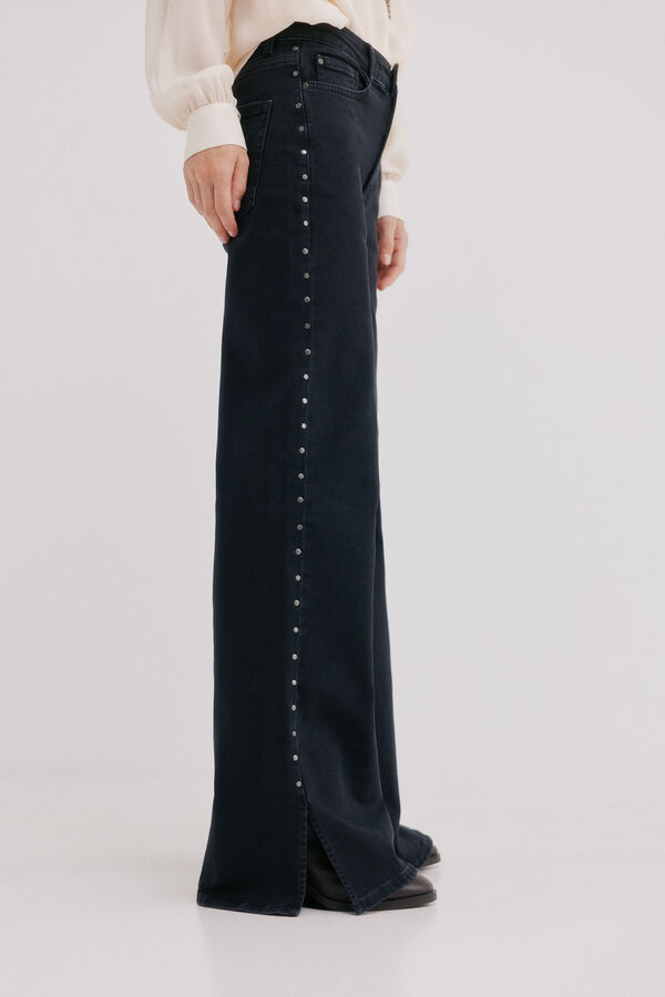 Hoss Intropia Jeans tachuelas Gris