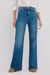 Hoss Intropia Bárbara. Jeans bordado Azul